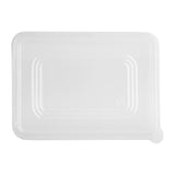 Couvercles PET Fiesta Recyclable pour barquettes en bagasse (lot de 100)