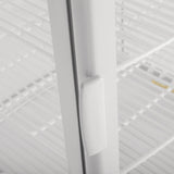Vitrine réfrigérée portes incurvées Polar Série C 86L blanche - NISBETS