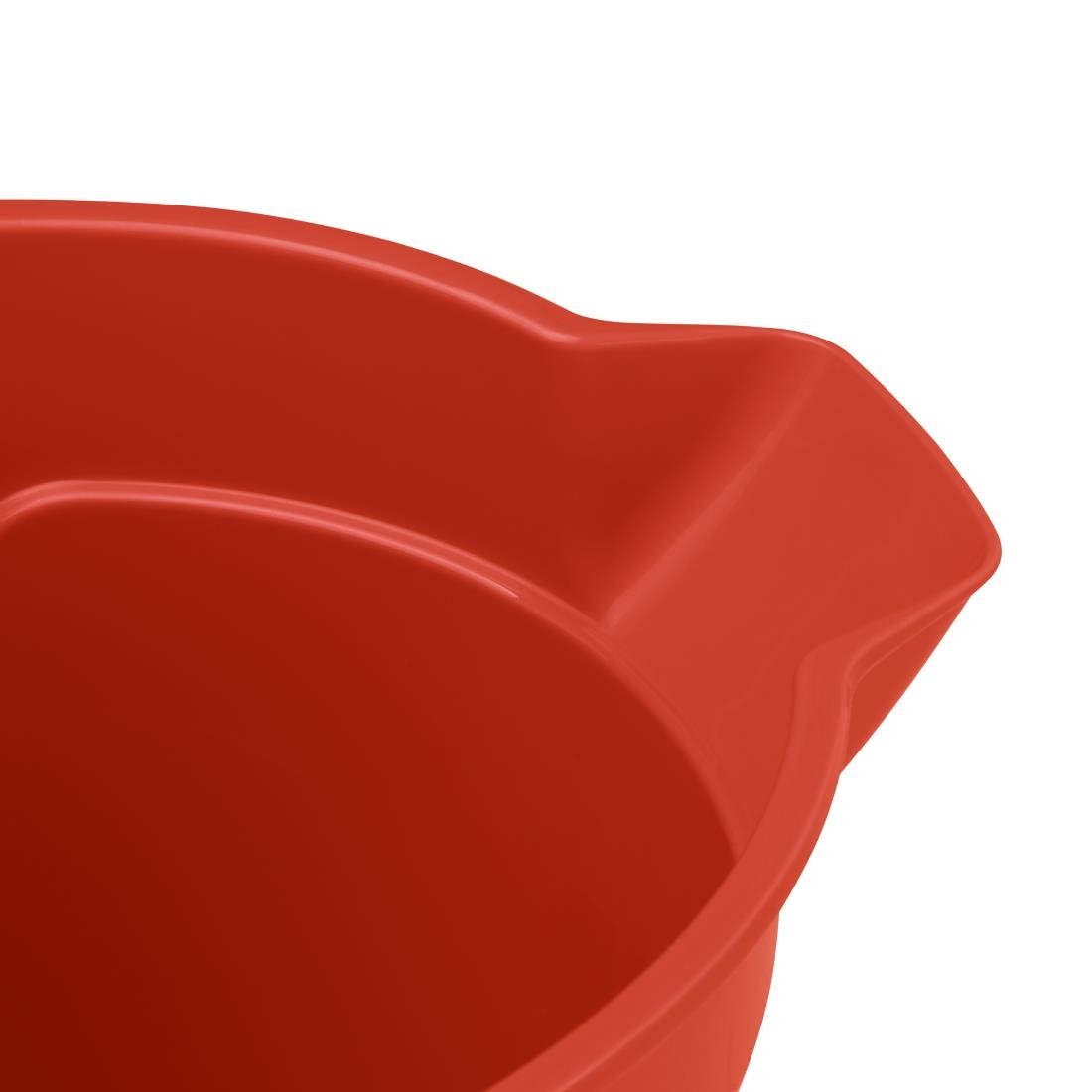 Seau gradué avec bec verseur Jantex 10L rouge