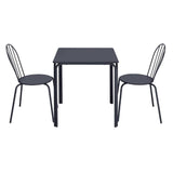 Chaises Bolero Adeline bleu - NISBETS