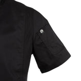 Veste de cuisine mixte Cool Vent Chef Works Urban Springfield noire - NISBETS
