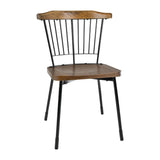 Chaises Scandi Bolero noires (lot de 2)