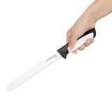 Couteau à pain Hygiplas Pro blanc 20cm - NISBETS