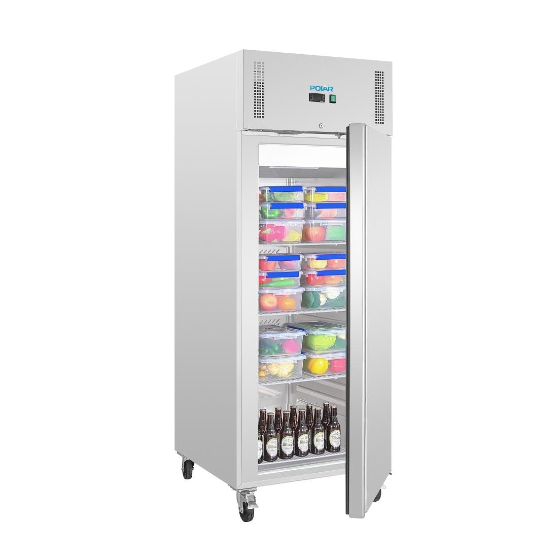 Armoire réfrigérée positive 1 porte Polar série U 560L - NISBETS