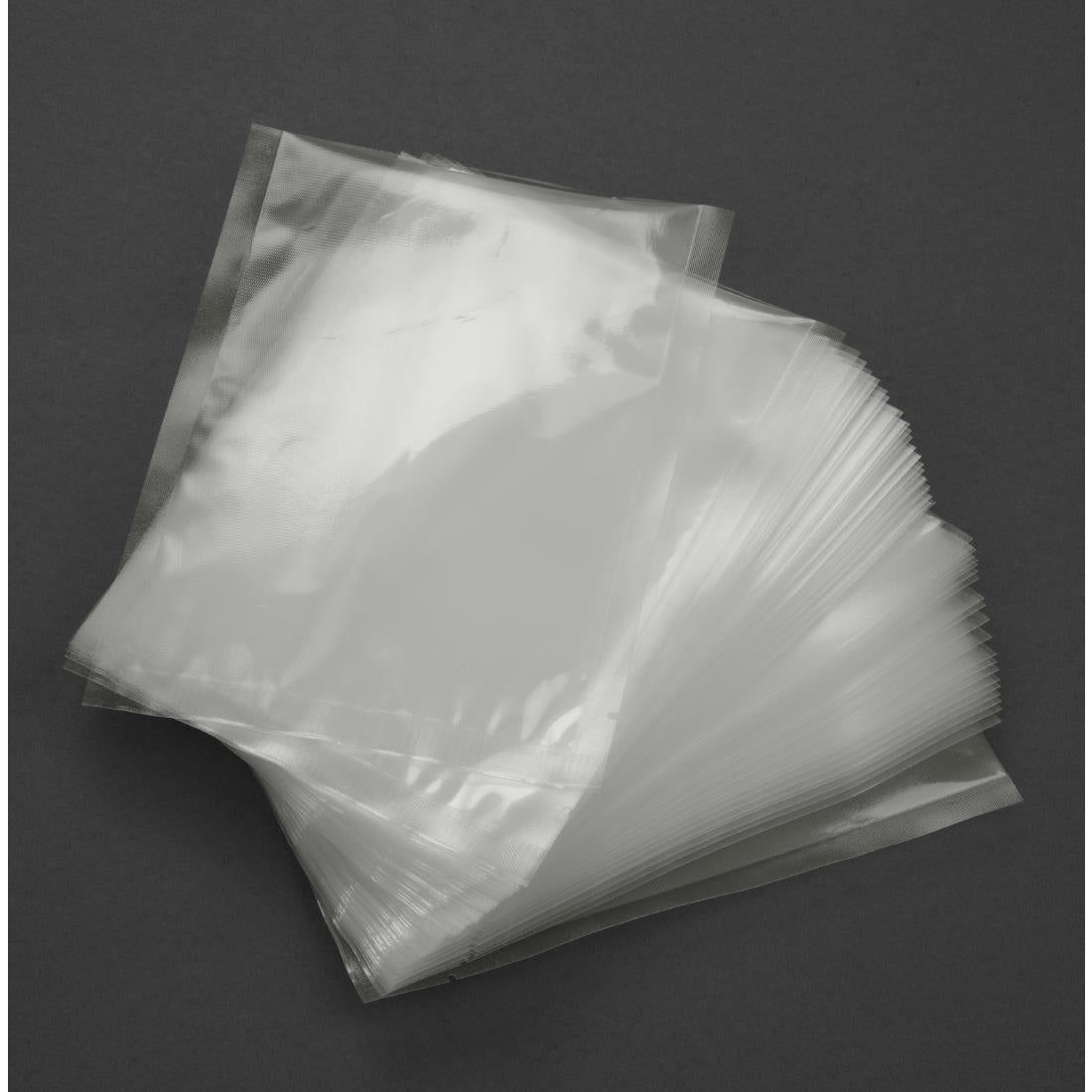 Sacs gaufrés compostables pour machine sous vide Vogue 250x350mm (Lot de 50)