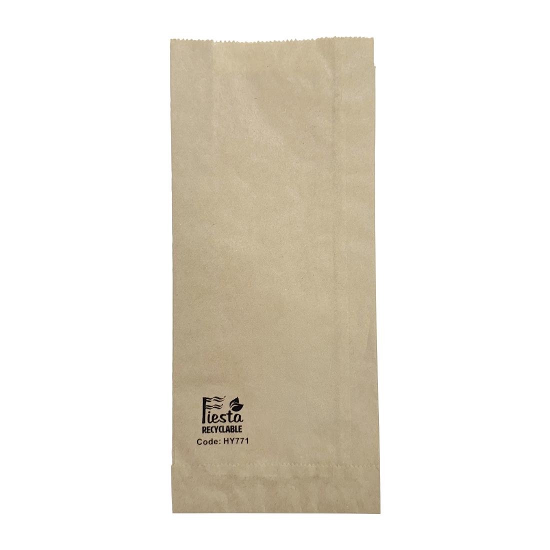 Sachets en papier pour baguette/ panini Fiesta Recyclable 250x110x45mm (lot de 1000)