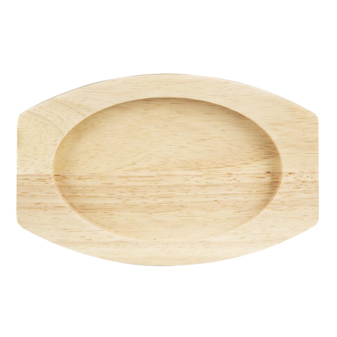 Planche en hévéa pour plat ovale en fonte Olympia 210x120mm pour FW819