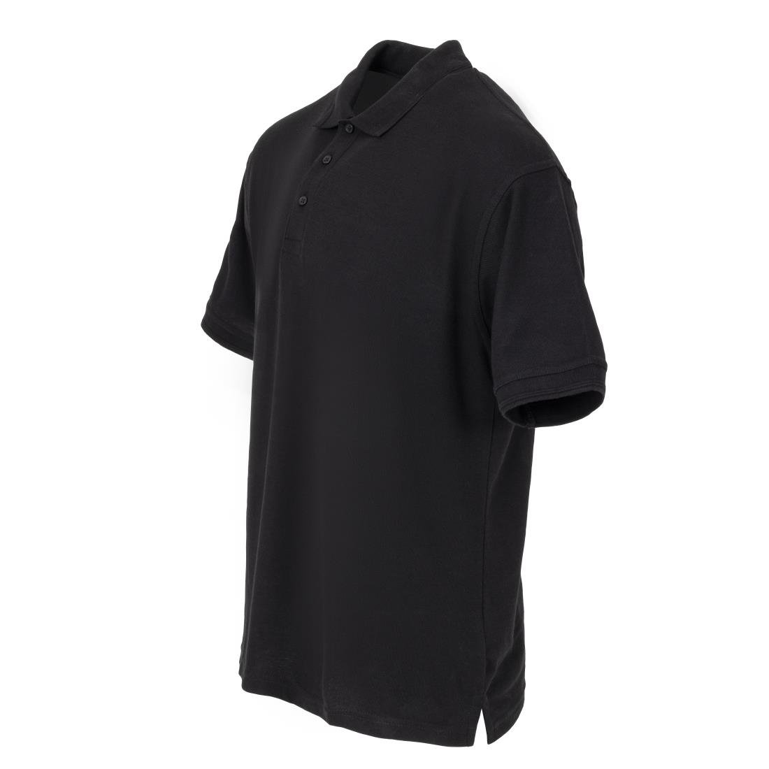 Polo mixte noir L - NISBETS