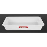 Bac alimentaire peu profond Araven transparent 300mm