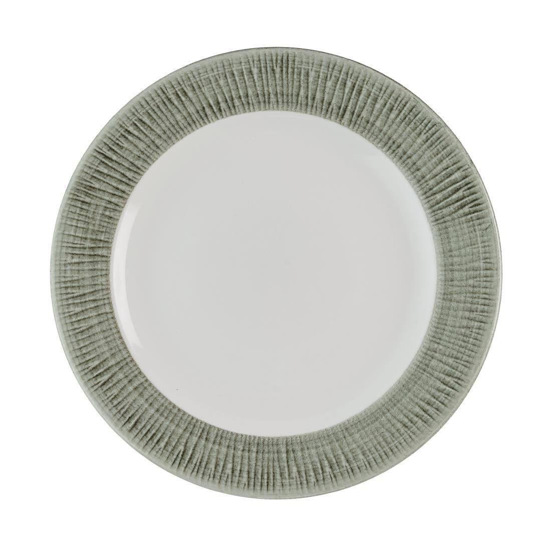 Assiettes classiques Churchill Bamboo Ceramic Spinwash Alpines 206mm (Lot de 12)