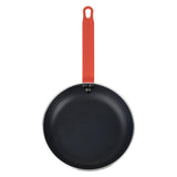 Poêle en aluminium antiadhésive Hygiplas Teflon Platinum Plus avec poignée rouge 24cm