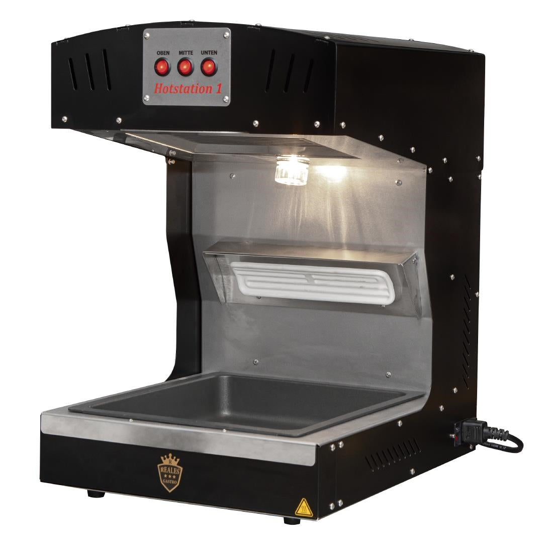 Station de maintien au chaud avec bac GN 2/3 Hotstation 1 Grillomax 3D 1000W