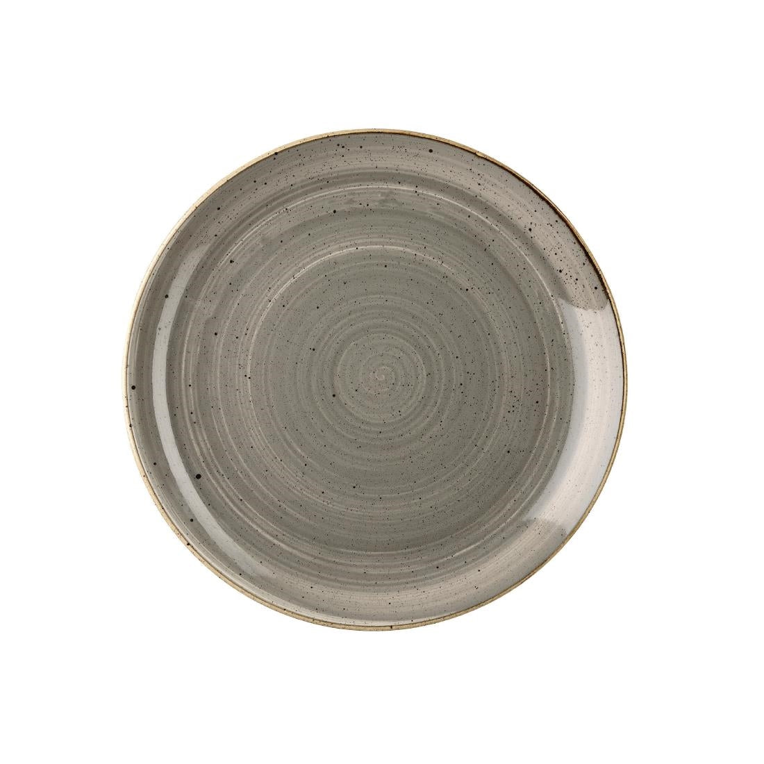 Assiettes rondes Churchill Stonecast Grey 288mm (Lot de 12)