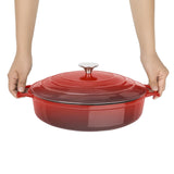 Cocotte en fonte ronde Vogue 3,5L rouge