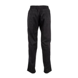 Pantalon de cuisinier ample unisexe Chef Works Better Built Baggy noir - NISBETS