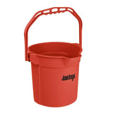 Seau gradué avec bec verseur Jantex 10L rouge