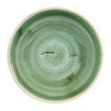 Assiettes coupes rondes Churchill Stonecast Samphire Green 182mm (Lot de 12)