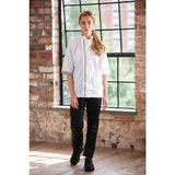 Veste de cuisine blanche à manches courtes Southside - NISBETS