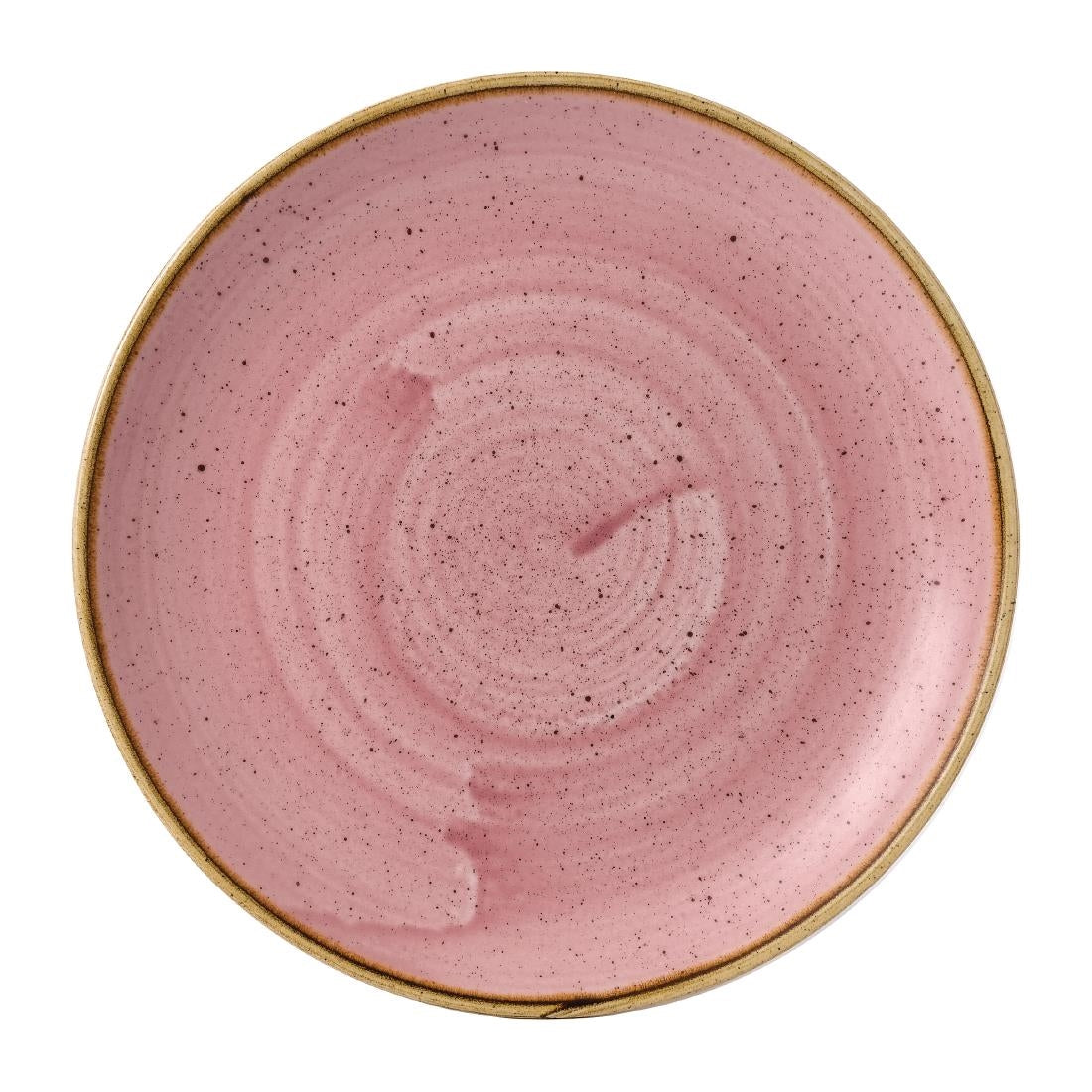 Assiettes rondes Petal Stonecast Pink 217mm (Lot de 12)