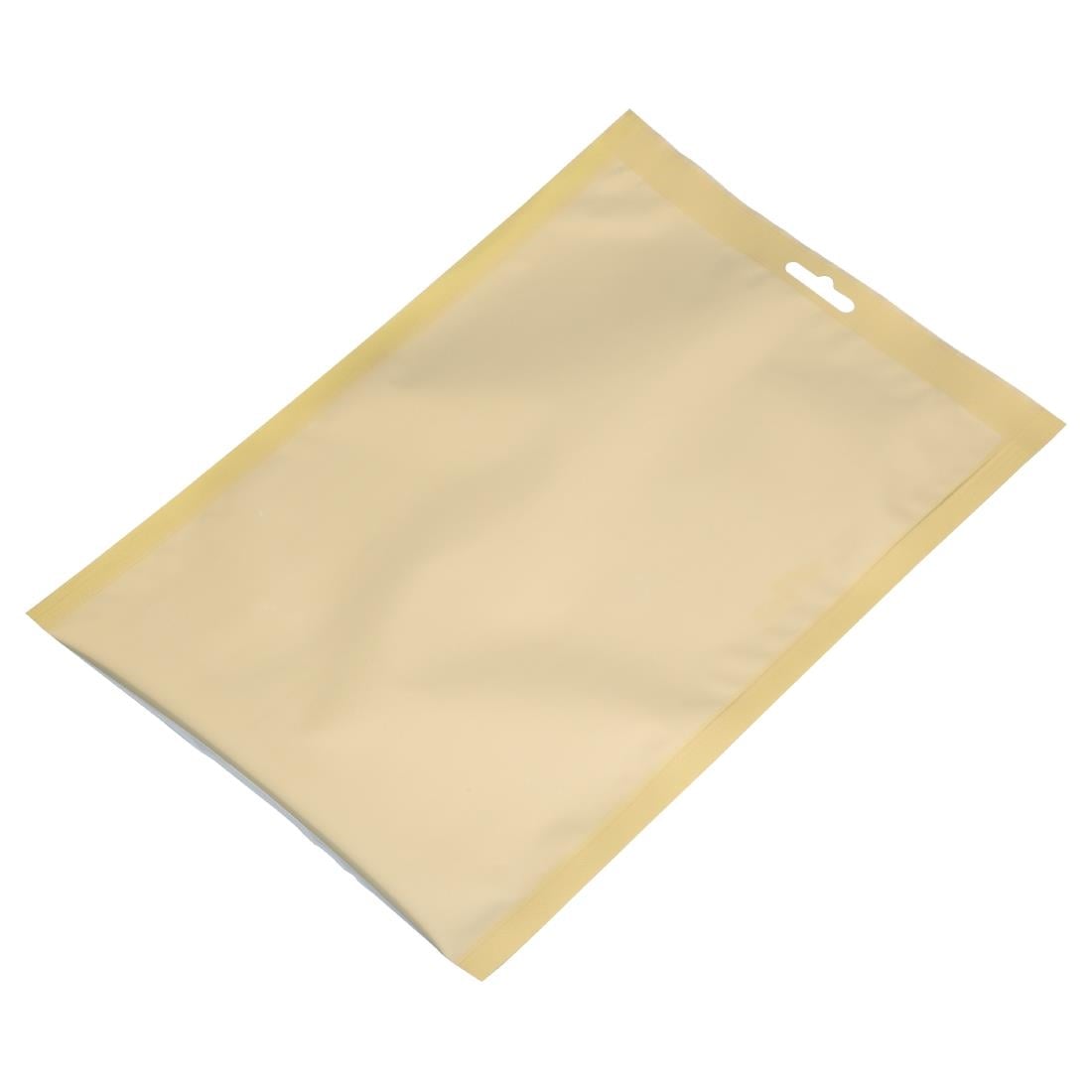 Sacs sous vide lisses dorés Vogue - NISBETS