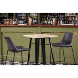 Tabouret haut Bolero Rodeo noir