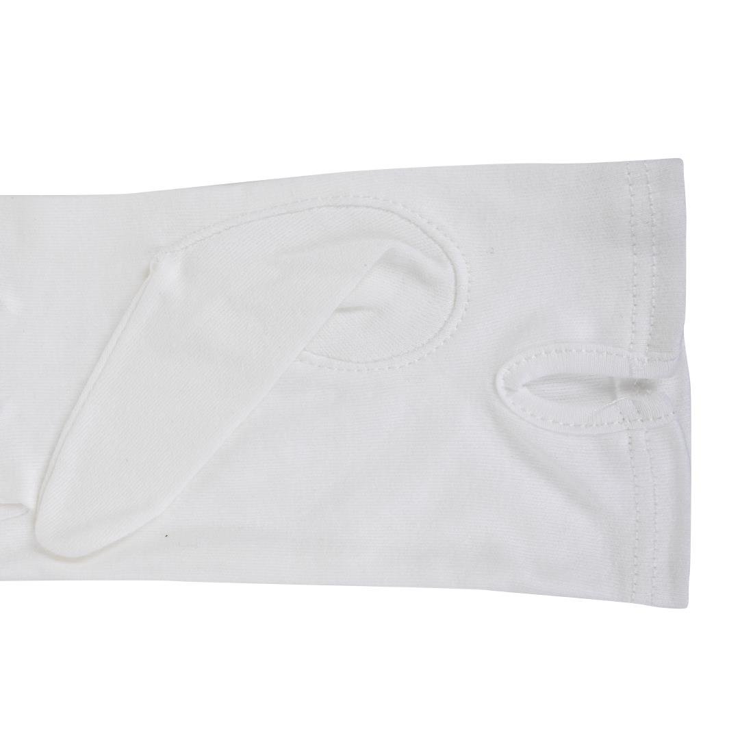 Gants de service pour homme blancs - NISBETS