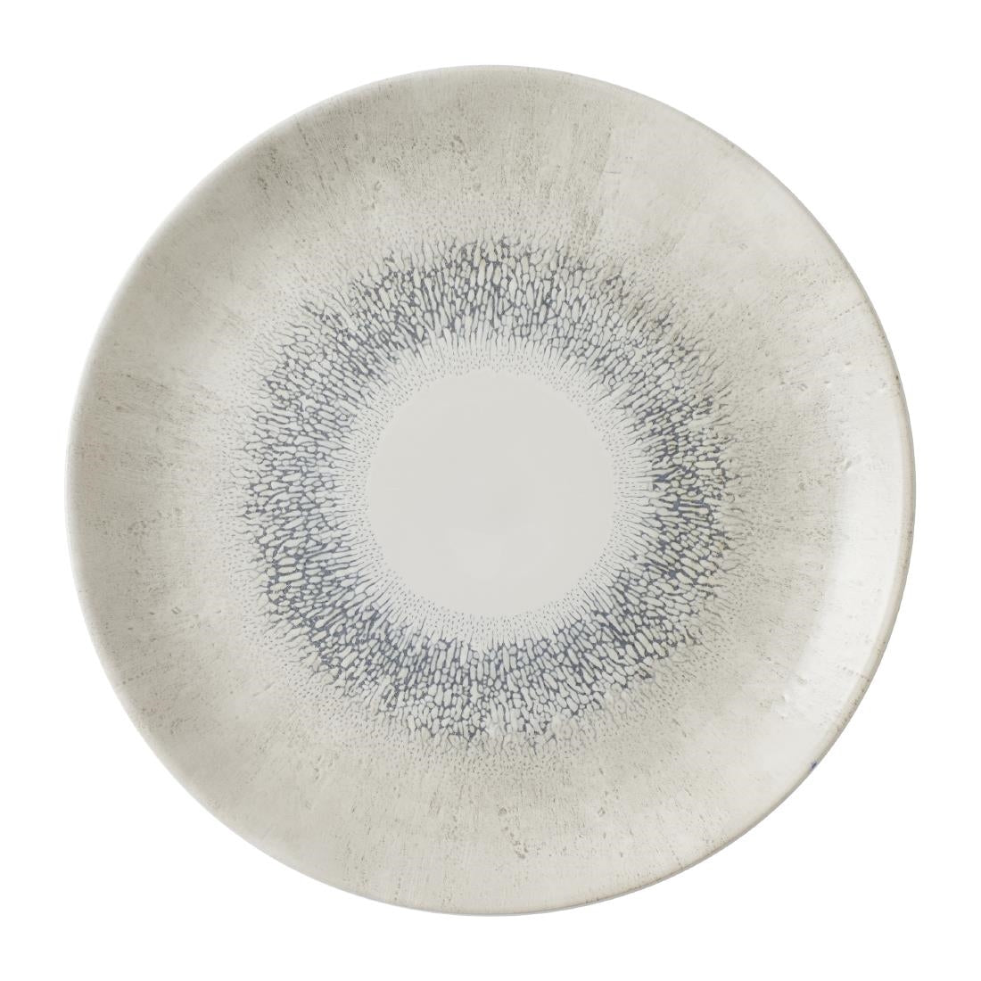Assiettes rondes Churchill Studio Prints Fusion Grey 288mm (Lot de 12)