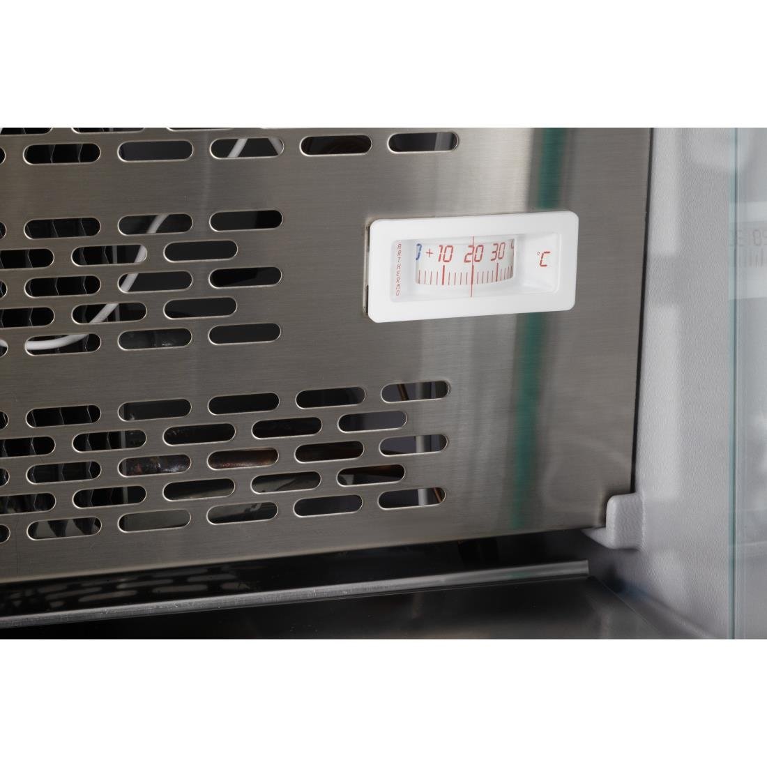 Comptoir de service réfrigéré noir Zoin Tibet - Taille 100 mm