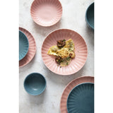 Assiettes calottes Olympia Corallite pêche 160x40mm (lot de 6)