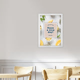 Cadre clipsable Europel A4 25mm blanc mat