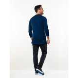 T-shirt mixte manches longues Chaud Devant Valente UFX marine taille M - NISBETS