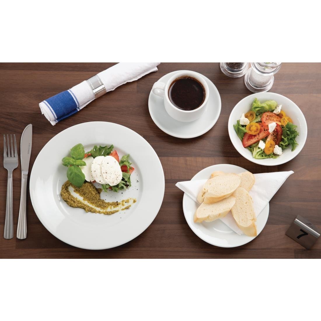 OFFRE SPÉCIALE Lot de 24 ensembles composés de 5 pièces Athena Hotelware - NISBETS