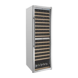 Cave à vin bi-zone Polar Série G inox 172 bouteilles