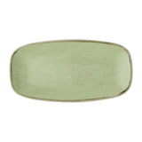 Assiettes oblongues Churchill Stonecast Sage Green 298mm (Lot de 12)