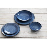 Bols plats Olympia Denim Blue 220 mm (lot de 6)