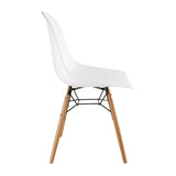 Chaise moulée PP avec structure métallique Arlo Bolero - NISBETS