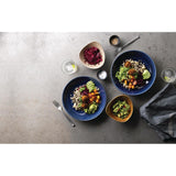 Assiettes coupes rondes Churchill Stonecast Patina Cobalt 248mm (Lot de 12)