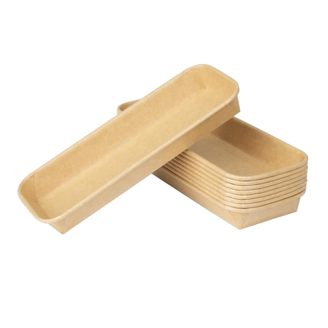 Barquettes à sushi No 2 Fiesta Recyclable 220x90mm (Paquet de 300)