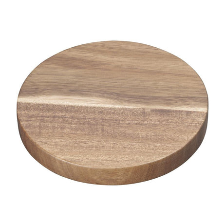 Assiette ronde en acacia Olympia 150mm