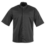 Veste col officier Southside noire - NISBETS