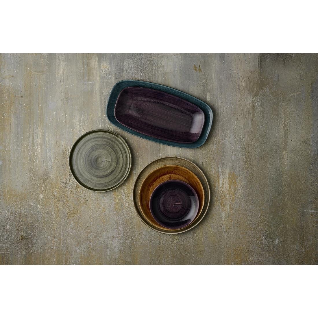 Assiettes rondes Churchill Stonecast Patina Purple 288mm (Lot de 12)