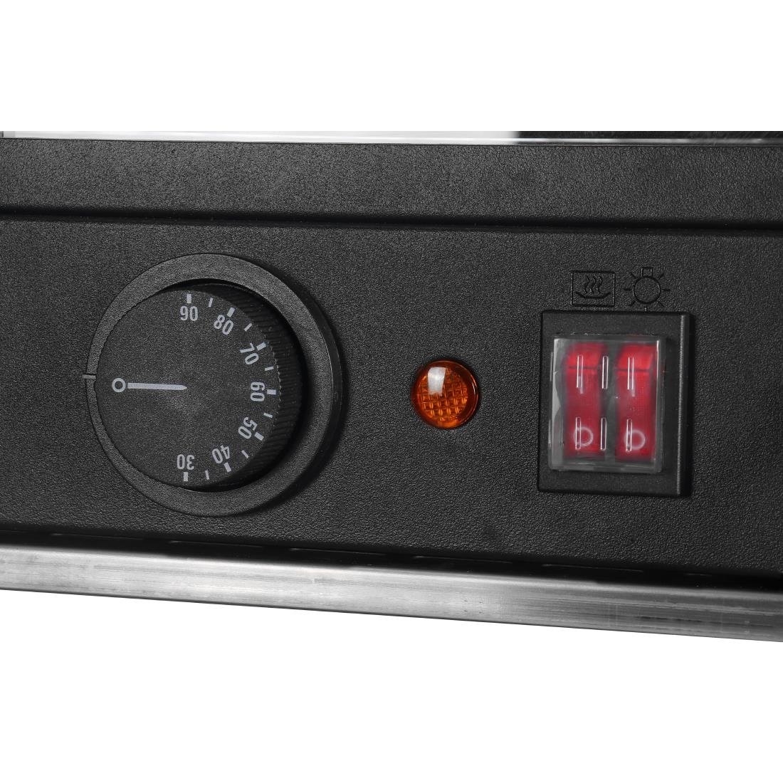 Vitrine chauffante Nisbets Essentials 82L