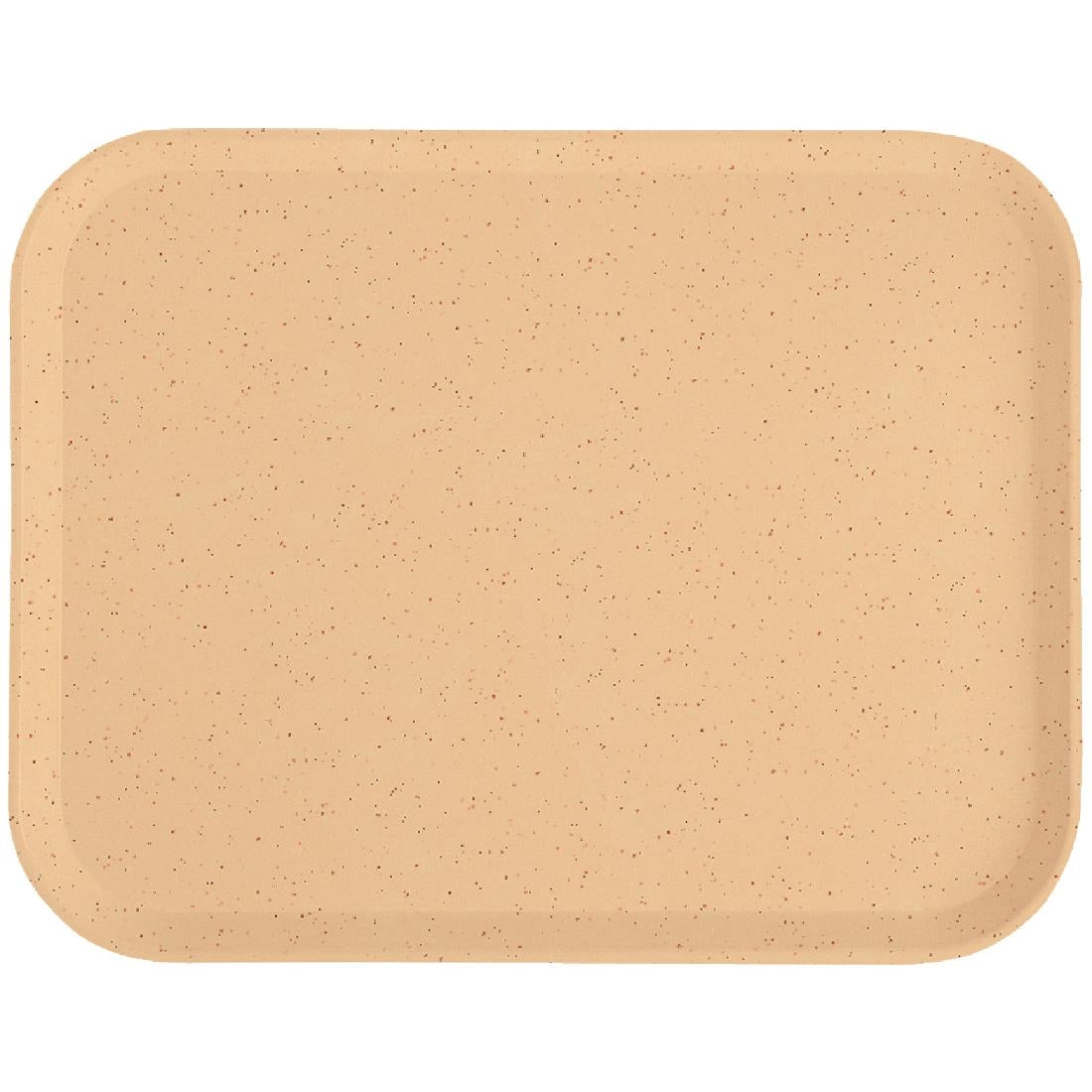 Plateau en polyester Versalite Cambro moka moucheté 43 cm - NISBETS