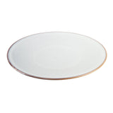 Assiettes plates Olympia Drift gris uni 280 mm (lot de 4)