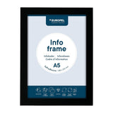 Cadres d'affichage autocollants Europel A5 noirs (lot de 2)