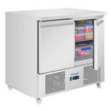 Comptoir à salade Polar série U froid ventilé - NISBETS
