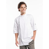 Veste de cuisine manches courtes Chaud Devant Bacio blanche - NISBETS