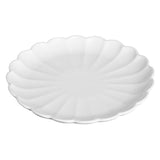 Assiettes festonnées Olympia Bloom blanches - NISBETS