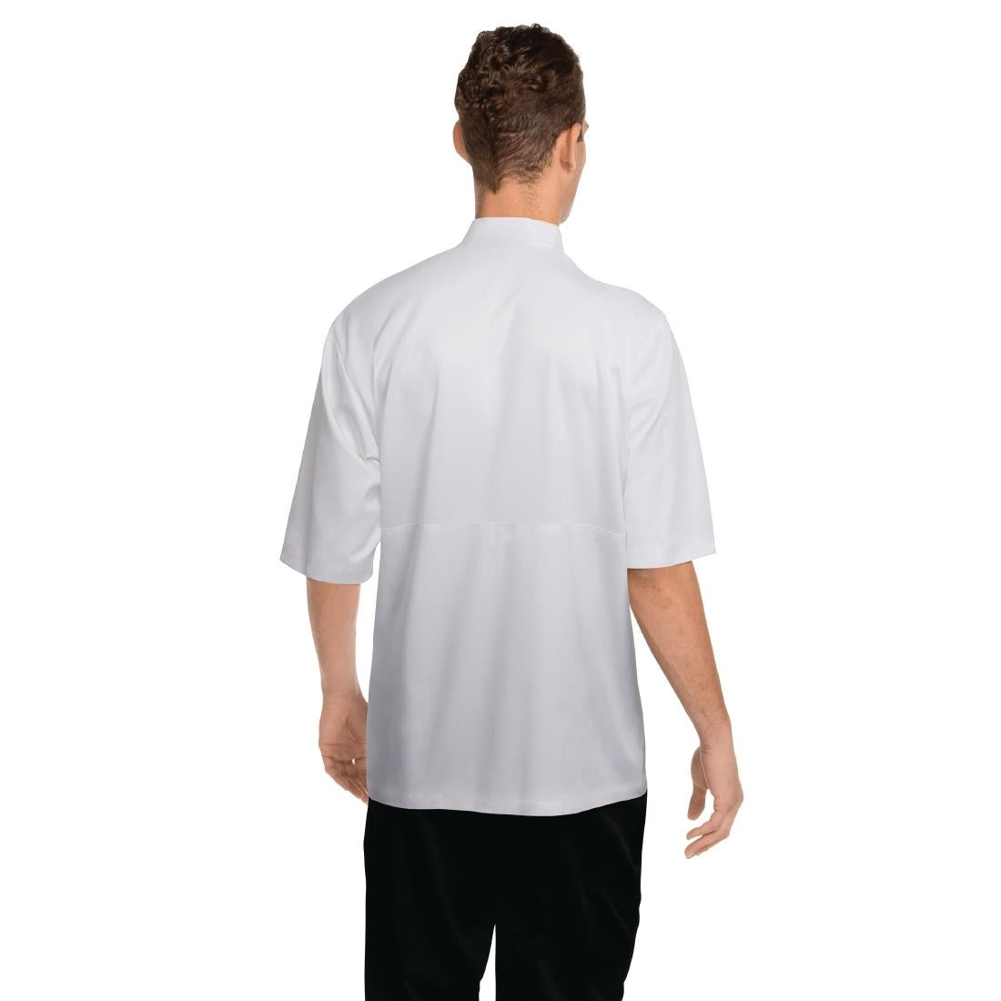 Veste de cuisine mixte blanche Cool Vent Chef Works Montreal - Taille XS