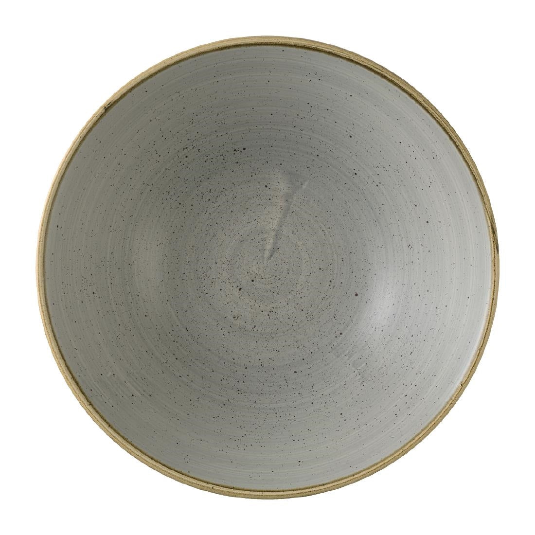 Assiettes creuses rondes Churchill Stonecast Grey 180mm (Lot de 6)